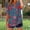 A87 Navy, variant on Xdegoge Vintage Cotton Linen Tunic Tops for Women Notch V Neck Short Sleeve Button Up Blouses Striped Print Relaxed Fit High Low Hem Shirts Casual Daily Wear Lightweight Flowy Tees