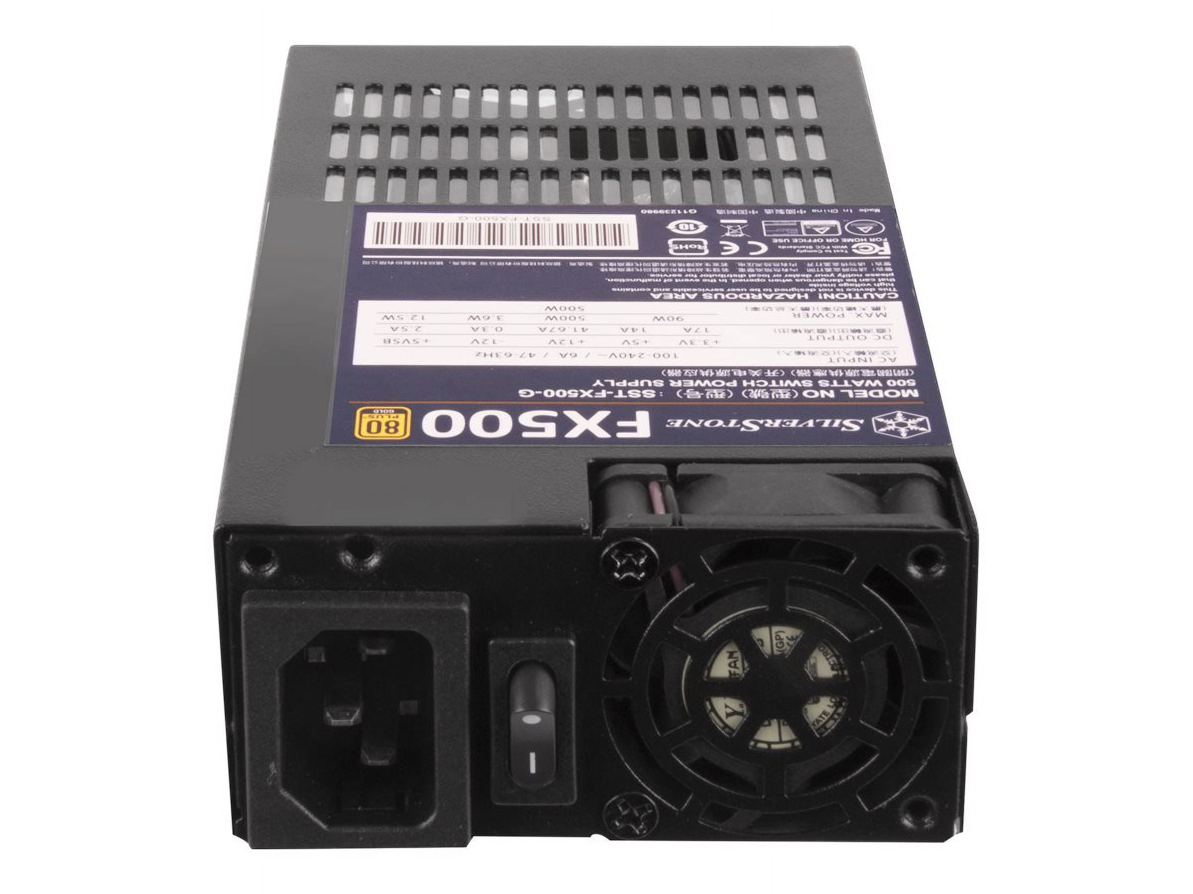 Silverstone technology FX500 80 PLUS Gold 500W Flex-ATX Power Supply