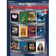 Easy Popular Movie Instrumental Solos for Clarinet- Book & CD
