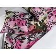thumbnail image 2 of Grunge Floral Bed Runner Set, Night Jungle Silhouettes of Leaves and Flowers Brush Strokes Art, Decorative Bedding Scarf & 2 Pillow Shams for Hotels Homes, King, Hot Pink Hunter Green, by Ambesonne, 2 of 3