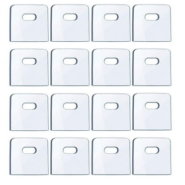 16 Set/ 32 Pieces Clear Vertical Blind Repair Tabs, Vane Savers, Blinds Replacement Slats