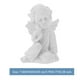 thumbnail image 4 of Figura de ángel blanco adorable querubns Angel Decor Statue Resin Angel Sculpture, 4 of 7