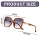 thumbnail image 2 of Gafas de sol cuadradas con montura grande, gafas de sol de moda europeas y americanas, hechas de TR y metal., 2 of 5