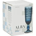 thumbnail image 2 of Alba Blue Set of 4 Fluted Champagne Glasses, 2 of 2