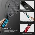 thumbnail image 4 of Tennis Racket Mario Somatosensory Game Tennis Racket NS Sports Game Racket (black), 4 of 5