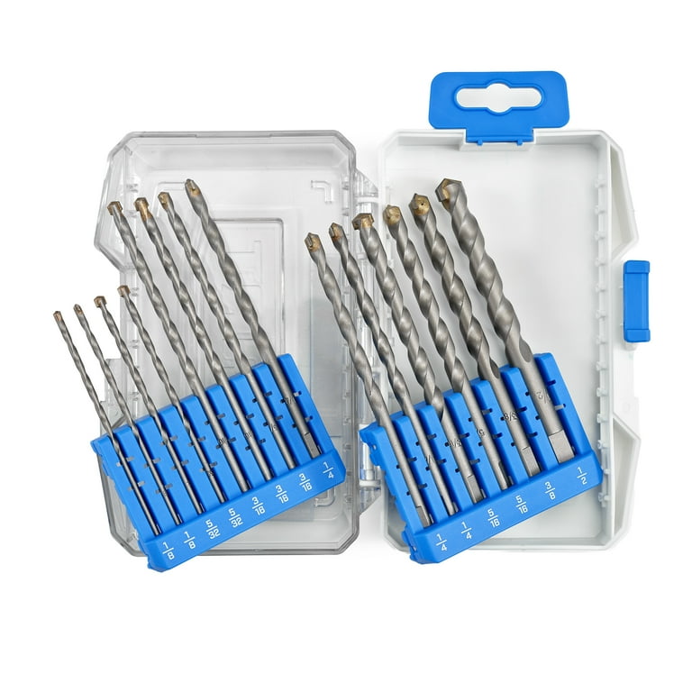 HART 14 Piece Masonry Drill Bit Set Walmart