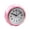 Pink, variant on Deyuer Desk Clock Precise Silent Night Light Battery Powered Non Ticking Table Music Alarm Clock for Office,Pink