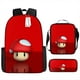 thumbnail image 3 of Mochila Con Estampado 3D De Anime Sonic Mario LOHILL + Cartera + Estuche Para Lápices , Unisex De Gran Capacidad Para Niños , Bolso De Hombro, 3 of 4
