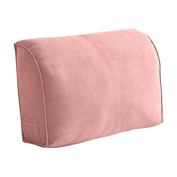 Extra Thick Wedge Back Cushion for Sofa and Bed, Orthopedic Lumbar Support Pillow with Removable Cover, Reading Headboard Pillow for Living Room, Waist Neck Back Pain Relief Comfort