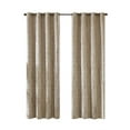 thumbnail image 3 of 100% Polyester Knitted Jacquard Total Blackout Window Panel, 3 of 6