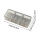 thumbnail image 3 of Pastillero Portátil de Plástico Transparente para Mañana, Mediodía y Noche con 3 Compartimentos. Ideal para Personas Mayores., 3 of 6