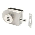 thumbnail image 3 of Perno de cerradura de puerta de vidrio sin marco, cerradura de tierra que se adapta a pestillo de puerta de acero inoxidable de 10-12 mm para oficina, Bloqueo de contraseña, 3 of 8