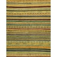 thumbnail image 1 of Ahgly Company Indoor Rectangle Abstract Yellow Abstract Area Rugs, 6' x 9', 1 of 6