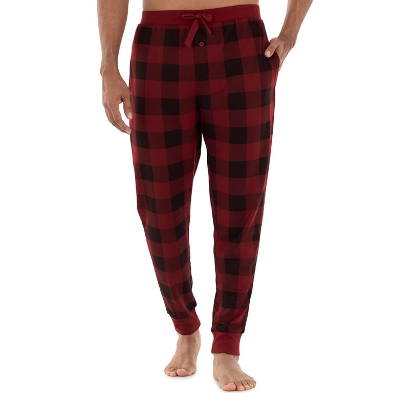 L'oved Baby Men's Thermal Pajama Set Crimson
