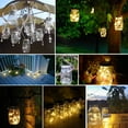 thumbnail image 2 of Solar Mason Cover String Lights Outdoor Waterproof String Lights Cover, 2 of 5