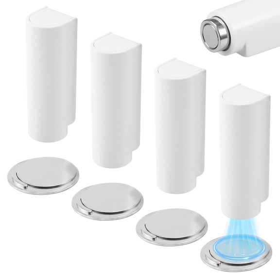 Pack of 4 Invisible Magnetic Door Stopper with Strong Hold for Home Use
