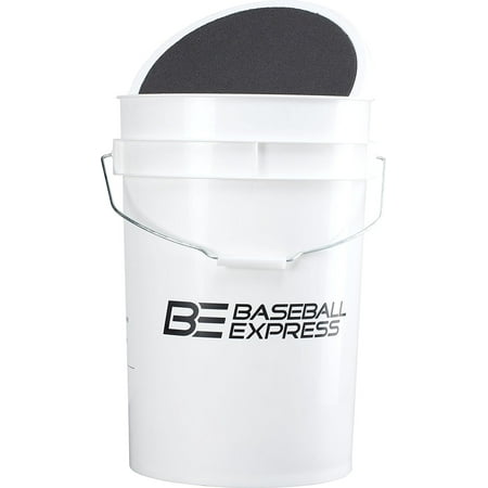 Baseball Express Empty Ball Bucket With Padded Lid Keep Your Practice Away From Moisture Baseball Express Empty Ball Bucket With Padded Lid Keep Your Practice Away From Moisture