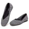thumbnail image 3 of Zapatos planos informales Frank Mully para mujer, punta cuadrada, malla tejida, 3 of 8
