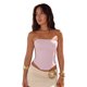 thumbnail image 1 of Tops de tubo lisos para mujer, ajustados, con lazo en la espalda, sin hombros, sin mangas, estilo urbano de verano y a la moda., 1 of 7