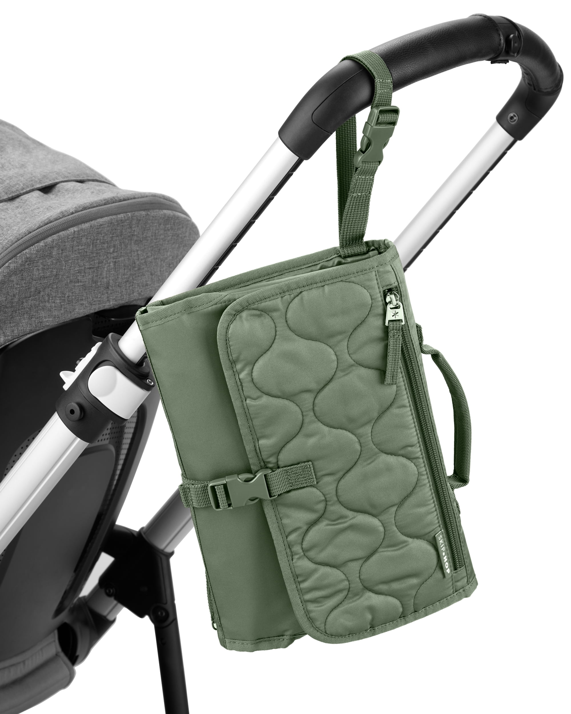 Skip Hop Pronto Signature Diaper Changing Pad Clutch in Dark Sage