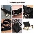 thumbnail image 6 of ELW Grass Feed Leather 8-10 oz. 3-4mm 0.75"x84" 1.3x213.1cm Black Full Grain Cowhide Belt Blank, Straps Tooling, Holsters, Saddle Bags, Knife Sheaths, Furniture Accent, Restoring Chairs, 6 of 8