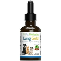 Pet Wellbeing Natural Cat Immune Booster for Lung Infections -  Lung Gold 2oz (59ml)
