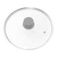 thumbnail image 3 of Tapa de repuesto para sartén de 36,7 cm con asa, para utensilios de cocina portátiles, borde de acero inoxidable transparente, tapa universal para mango gris, 3 of 8