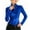 Blue(Ladies Tops), variant on LUVDA Women's Half Zip High Neck Thermal Top Slim Fit Fleece Lined Fall Winter Base Layer