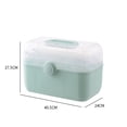 thumbnail image 1 of Super Large Capacity Multi-Layer Portable Medical Storage Box for Home Use, Made of Durable 100% New Plastic Material, Ideal for Organizing Medications and Health Supplies, Available for Wholesale, 1 of 6