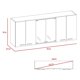 thumbnail image 5 of Gabinete Superior Vega, Incluye Entrepaño Móvil Central, Color Miel y Blanco, 5 of 6