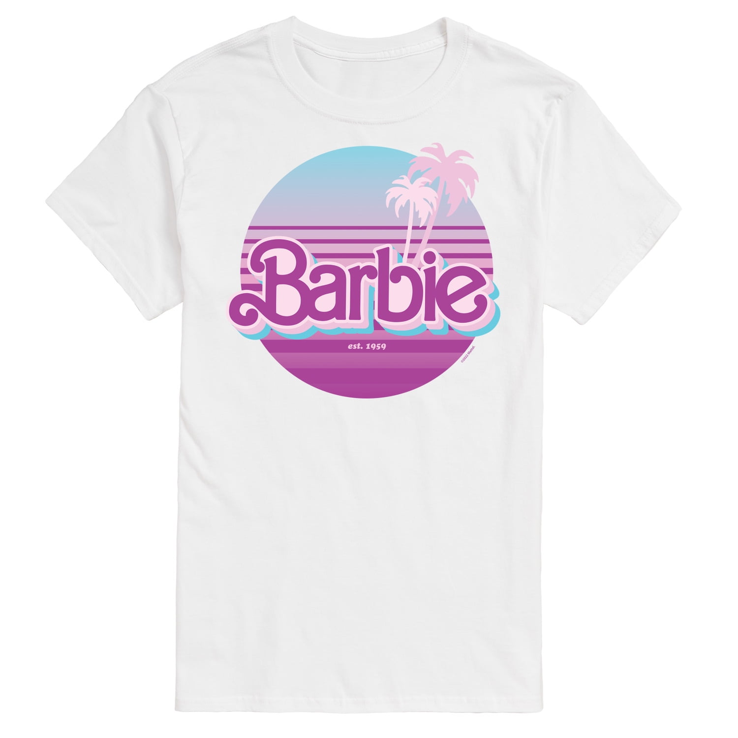 Barbie - Retro Summer Sunset - Men's Short Sleeve Graphic T-Shirt ...