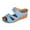 D, variant on Rokment Wedges Dress Sandals for Women Ladies 2026 Summer Fashion Casual Leather Open Toe Platform Dressy Slip on Ladies Orthotic Arch Support Chunky High Heels Beach Slides A Size 6