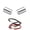 3mm, variant on 50 Silver Bracelet Necklace Cylinder Magnetic Clasps End Caps Fit 3mm-6mm Cord-4mm