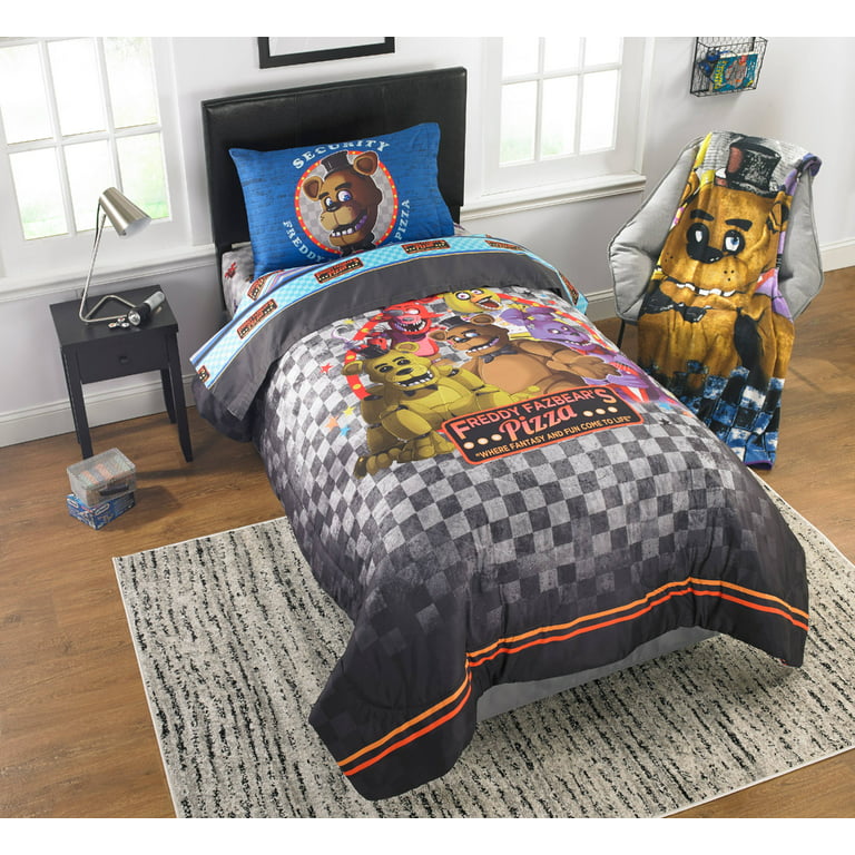 3D Five Nights at Freddy's FNAF Duvet/Quilt/Cover Bedding Set Kids  PillowCase