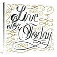 thumbnail image 1 of Global Gallery's 'Live for Today' By Michael Mullan Stretched Canvas Wall Art, 1 of 4