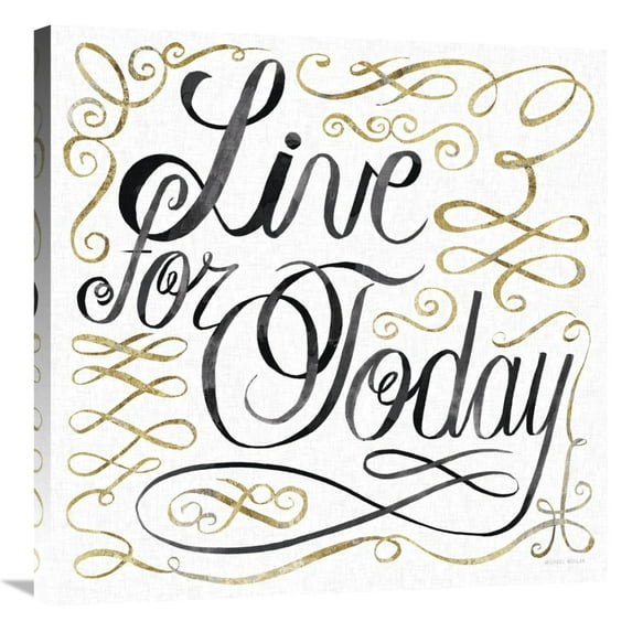 Global Gallery's 'Live for Today' By Michael Mullan Stretched Canvas Wall Art