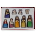 thumbnail image 3 of Set of 9 Hand Painted Mini Nativity Scene Set Figurines, 3 of 3