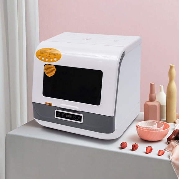 Countertop Dishwasher Portable Automatic Mini Dishwasher with 3 Washing Programs