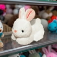 thumbnail image 3 of Simulation Rabbit Doll Cute Little White Rabbit Toy Children's Doll Companion Toy, 3 of 5