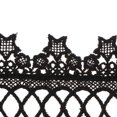 thumbnail image 3 of Cinta de encaje para manualidades - 15 yardas de tela con estampado floral para tarjetas, , moños para el cabello, envoltura de paquetes de reg Negro Macarena Cinta de encaje, 3 of 7