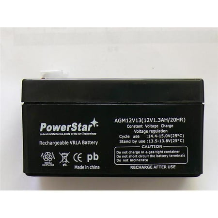 PowerStar AGM1213-16 Replacement 12V, 1. 3Ah Battery For ps-1212 ub1213 pc1212 lc-r121r3pu
