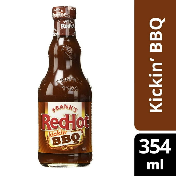 Frank's RedHot, sauce barbecue Kickin ', 354 ml Saveur et chaleur