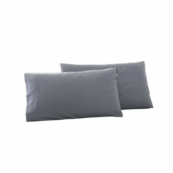 Chmadoxn Pillow Cover with Zipper Barrier - Breathable Solid Color Pillow Protector, StainGuard Technology for Oil/Sweat Resistance (Fits 18.9×29 inch)