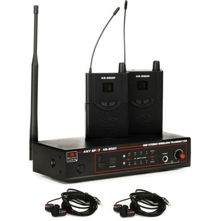 UPC: 0691281010781 | Galaxy Audio AS9502N 950 Series Wireless Personal Monitoring System Twin Pack with EB4