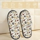 thumbnail image 2 of Fotbe Guitar Pantuflas Peludas para Mujer con Estampado, Zapatillas de Peluche, Zapatos de Invierno para Casa, Uso Interior y Exterior-Large, 2 of 8