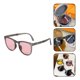thumbnail image 5 of de Sol Plegables para Mujer Marco Ligero de Sol Polarizadas de Conducción de Verano para Deportes Senderismo Ciclismo lente rosa Macarena Gafas plegables, 5 of 8