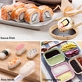 thumbnail image 3 of Kit Para Hacer Sushi, 28 Uds., Bamb煤 Natural, Bricolaje, Algas Marinas, Bolas De Arroz, Herramientas Para Hacer Sushi, Amantes, Principiantes, Restaurante Casero, Cocinero, 3 of 6