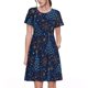 thumbnail image 1 of Easygdp Christmas Tree para Vestido Transpirable de Mujer, Vestido Suelto de Manga Corta con Pliegues y Bolsillos para el Verano, 1 of 6