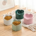 thumbnail image 3 of 5.5 Inch Raised Cat Ceramic Bowl Anti Vomiting Stress Free Microwave Dishwasher Safe Elevated Cat Food Dish, 3 of 6