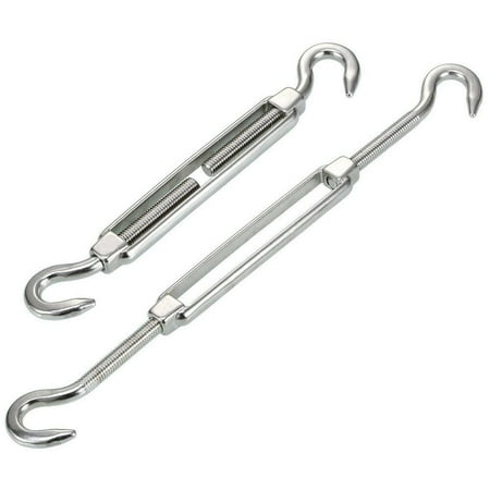 shade sail hardware sun fixing canopy stainless steel kit 8pcs fittings accessory turnbuckle 1x hook summer